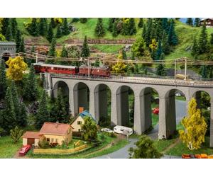 FALLER - Modélisme - Coffret Viaduc 2 Voies Rectiligne, F222599