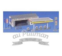 Faller - Modélisme commerce et industrie H0 - Station-service avec bâtiment de service G