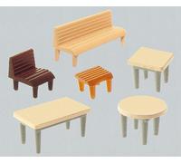 FALLER N 272440 7 Tables 24 Chaises 12 Bancs NEU OVP Échelle N