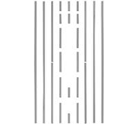 Faller- Panneaux d'angle, Goldbeck, 180897, Multiples