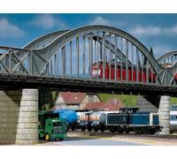 FALLER Pont en arc à tirants, 1 voie - HO 1/87 - FALLER 120536