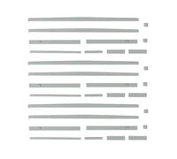 FALLER Poutres de toit et raccords de mur - HO 1/87 - FALLER 180898