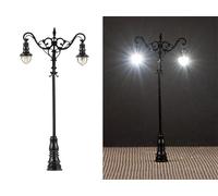 Faller H0 Réverbère de parc double modèle fini 180206 G