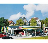 Faller 130345 Station D'Essence 158 x 96 X 63 MM + 123 x 63 X 55 Neuf Emballage