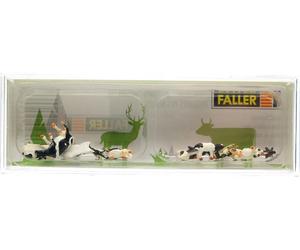 FALLER Vaches frisonnes pies noirs - N 1/160 - FALLER 155903