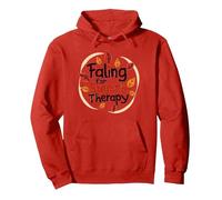 Falling for Speech Therapy - Cadeau sur Le thème de l'automne Sweat à Capuche, Unisexe pour Adultes, Rouge, M