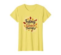 Falling for Speech Therapy - Cadeau sur Le thème de l'automne T-Shirt, Femme, Citron, S