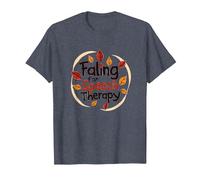 Falling for Speech Therapy - Cadeau sur Le thème de l'automne T-Shirt, Homme, Bleu Chiné, XL