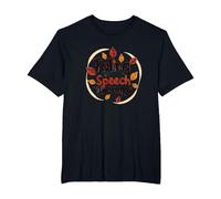 Falling for Speech Therapy - Cadeau sur Le thème de l'automne T-Shirt, Homme Grandes Tailles, Noir, 5X Tall