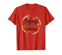 Falling for Speech Therapy - Cadeau sur Le thème de l'automne T-Shirt, Homme, Rouge, M