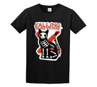 Falling in Reverse Band Rock Unisex 100% Cotton Short-Sleeve T-Shirts Black M