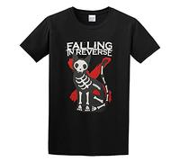 Falling in Reverse Cat Ray Cotton Digital Print Clothing Graphic Printed T-Shirt for Men Black 3XL