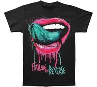 Falling in Reverse Lips T-Shirt Mens Unisex Black Tees