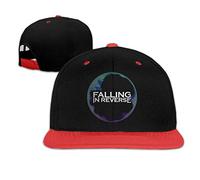 Falling in Reverse Logo Music Band Logo Hip Hop Cool Baseball Cap White Adjustable Plain Hat