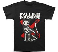 Falling in Reverse Mens Cat X Ray T Shirt Mens Cotton T Shirt Digital Print Clothing Black XXL