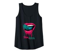 Falling in Reverse - Official Merchandise - Lips Débardeur, Femme, Noir, XL