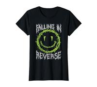Falling in Reverse Smiley Thorns T-Shirt, Femme, Noir, XL