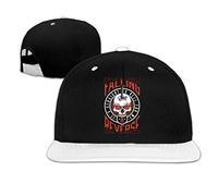 Falling in Reverse-Straight to Hell Music Band Logo Hip Hop Comfortable Baseball Cap White Adjustable Plain Hat