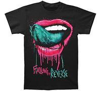 Falling in Reverse - T-Shirt Lips pour Homme, M, Noir, M