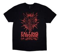 Falling In Reverse Thorns Band Logo T Shirt Size L
