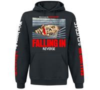 Falling in Reverse Walking Dead Homme Sweat-Shirt à Capuche Noir S