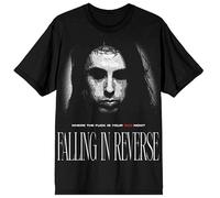 Falling in Reverse Where is Your God Now Homme T-Shirt Manches Courtes Noir M