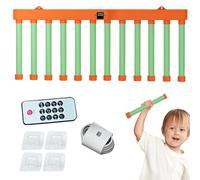 Falling Sticks Catching Game - Vitesse réglable Reflex Challenge | Drop It Catch It Win Its Reaction Game | Coordination œil-main avec télécommande, diffusion vocale et batterie rechargeable de 1500