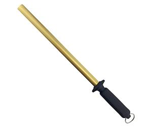 Fallkniven D12 Fusil à aiguiser, Dorée, Or