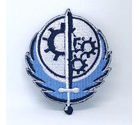 Fallout 4 Game Brotherhood of Steel Logo Écusson brodé à coudre ou à repasser