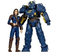 Fallout 4 - Pack 2 statuettes T-60 Vault Tec & Sole Survivor 18 cm