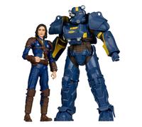 Fallout 4 Statue 2-pack T-60 Vault Tec & Sole Survivor 18 Cm Mcfarlane Toys