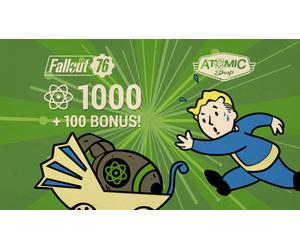 Fallout 76: 1 000 Atomes (+100 Atomes bonus)