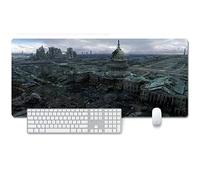 Fallout 76 Tapis de Souris XXL 900x400mm Hydrorésistant Anime Mouse Pad Grand Tapis de Souris Gamer avec Base en Caoutchouc Anti-Glissant Surface Texturée pour Ordinateur et PC, J