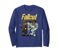 Fallout Character Cartoon Portraits TV Show Manche Longue