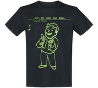 Fallout Charisma +10 Homme T-Shirt Manches Courtes Noir XXL 100% Coton Regular/Coupe Standard