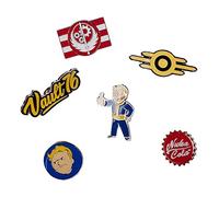 Fallout Fallout 76 Set Of 6 Metal Pin Badges Collector'S (Pi601678Fal) Porte-clés, 16 cm, Multicolore (Multicolour)