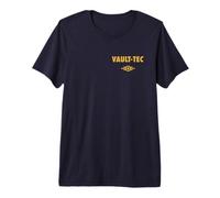 Fallout Front and Back Vault-Tec Vault Suit 33 TV Show T-Shirt Haut de Gamme