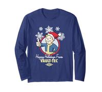 Fallout Happy Holidays from Vault-Tec Christmas Video Game Manche Longue