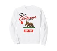 Fallout New California Republic Flag Est 2189 Video Game Sweatshirt