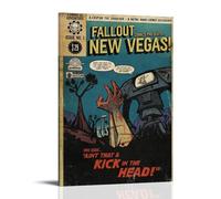 Fallout :New Vegas - Décoration murale moderne ultra transparente - Affiches décoratives exquises pour le bureau, le salon et la chambre, avec cadre, 30 x 45 cm
