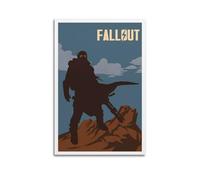 Fallout New Vegas Game Poster décoratif sur toile pour chambre à coucher 50 x 75 cm
