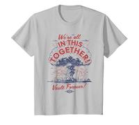 Fallout - Nous Sommes Tous concernés T-Shirt, Enfant, Argent, 8 Ans