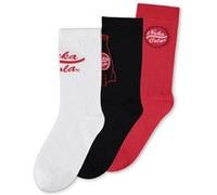 Difuzed Chaussettes Fallout Nuka Cola – Pack 3 paires Taille 43-46