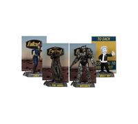 McFarlane Fallout Lucy, Maximus, The Ghoul & Vault Boy Lot de 4 figurines 15,2 cm