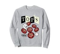 Fallout Tops Casino New Vegas Chips and Dice Video Game Sweatshirt