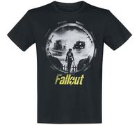 Fallout Vault 33 - Into The Wasteland Homme T-Shirt Manches Courtes Noir