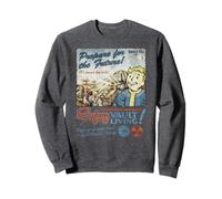 Fallout Video Game Enjoy Vault Living Vault-Tec Retro Ad Sweatshirt