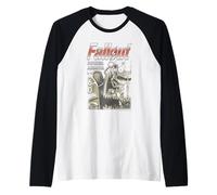 Fallout Video Game T60 Power Armor Vintage Illustration Manche Raglan