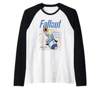 Fallout Video Game Vault Boy Wild West Bomb with Logo Manche Raglan