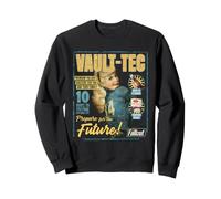 Fallout Video Game Vault-Tec Magazine Cover Pinup Retro Sweatshirt